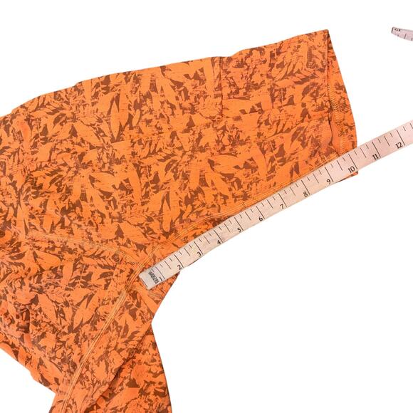 REI Co Op Long Orange Bike Shorts Pockets Women’s XS Biking Hiking Yoga Running - Picture 6 of 6